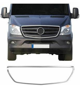 Omtec 4724084- Mercedes Sprinter 2013-2018 FRONT GRILL - STEEL  -  rvs - Lights and Styling