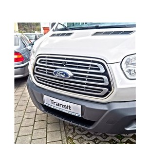 FORD TRANSIT 2007+ Front Grill 2 pcs. S.Steel - 1212400007 - Stainless / Chrome accessories - Verstralershop