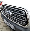 Omtec 2626082 FORD TRANSIT 2014-2019 Front Grill 2 St. rvs hoogglans - RVS / Chrome accessoires - Verstralershop