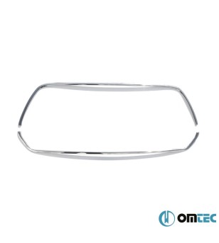 Omtec 2626082 FORD TRANSIT 2014-2019 Front Grill 2 St. rvs hoogglans - RVS / Chrome accessoires - Verstralershop