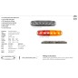 Bakljus - Ledson - 5.2" - 13.1cm - Klar - Bak - Broms - Blink - 12V-24V Bakljus - Ledson - 5.2" - 13.1cm - Klar - Bak - Broms - Blink - 12V-24V