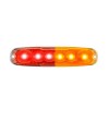 Flat profile rear/brake/turn indicator in clear glass - 6504826 - Lights and Styling