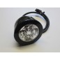 Daytime running lights - L&S - Round - Black - 12V - Set - Fiat - Ducato - 2002-2006