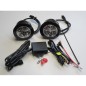 Daytime running lights - L&S - Round - Black - 12V - Set - Fiat - Ducato - 2002-2006