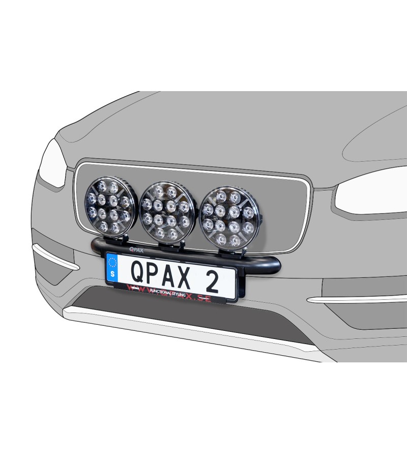 Partner 2019+ Q-Lightbar voor 2 of 3 verstralers - Q900432