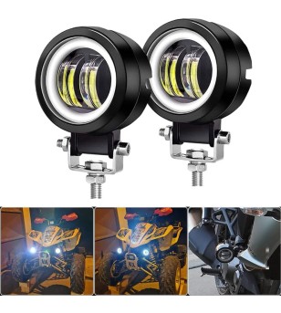 AngryMoose motorcycle additional light - set - AE-DRL-Round