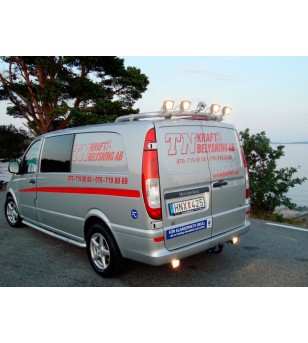 Roof bar - QPAX - T-rack Rear - Mercedes - Viano - H1 - 2003+