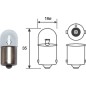 Halogenlampe - L&S - BA15S / R5W - Weiß - 24V 