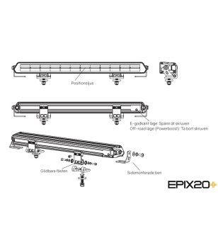 Ledson Epix 20+ dynamisches Positionslicht - 334915128