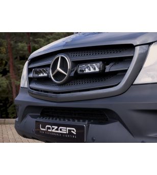 MB Sprinter (2013 - 2017) Lazer LED Grille Kit - GK-MSP-02K