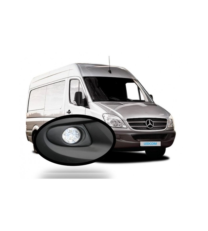 LED dagrijverlichting (DRL) Mercedes Sprinter 2006-2013 diameter 79mm - LV016