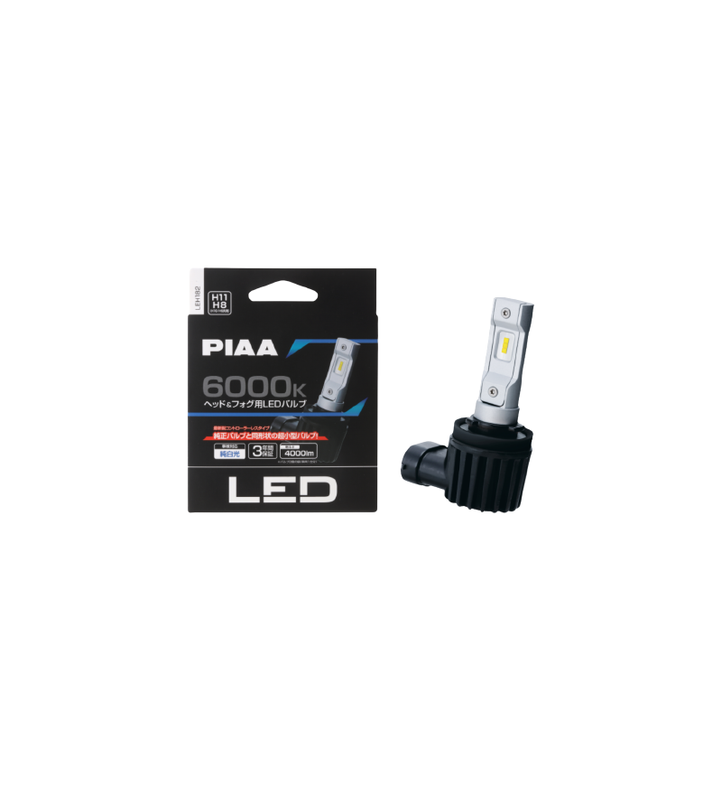 PIAA HB3/HB4 LED Lampen set 6000K geïntegreerde controller - LEH182