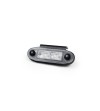 WELU rvs grille montagesteun haaks zwart - LHHZ-ML-FBM