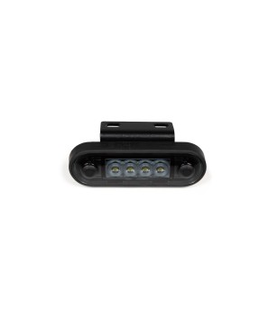 WELU rvs grille montagesteun haaks zwart - LHHZ-ML-FBM