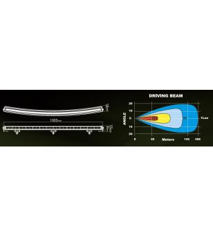 LEDSON Nova C 40" LED-Leiste 196W gebogen - 33497282