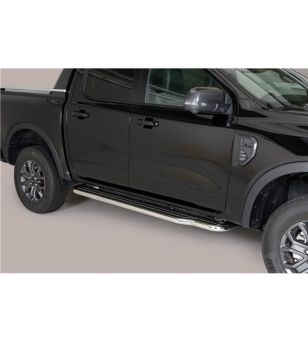 Ford Ranger 2023+ Double Cab Sidesteps Inox - P/295/IX