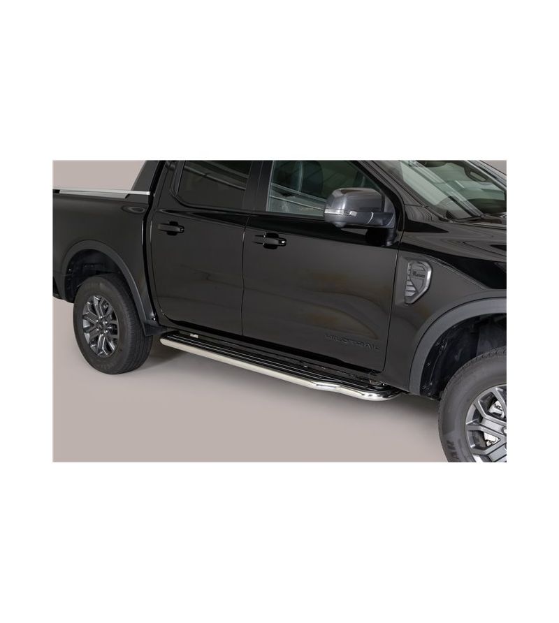 Ford Ranger 2023+ Double Cab Sidesteps Inox - P/295/IX