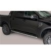 Ford Ranger 2023+ Double Cab Oval Grand Pedana (Oval Side Bars with steps) Inox - GPO/295/IX
