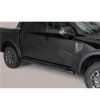Ford Ranger 2023+ Double Cab Grand Pedana ø76 Black Powder Coated - GP/295/PL