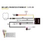 Wiring kit - Lazer - 1 lamp - Incl. switch - 4 pins - Deutsch DT - 12V