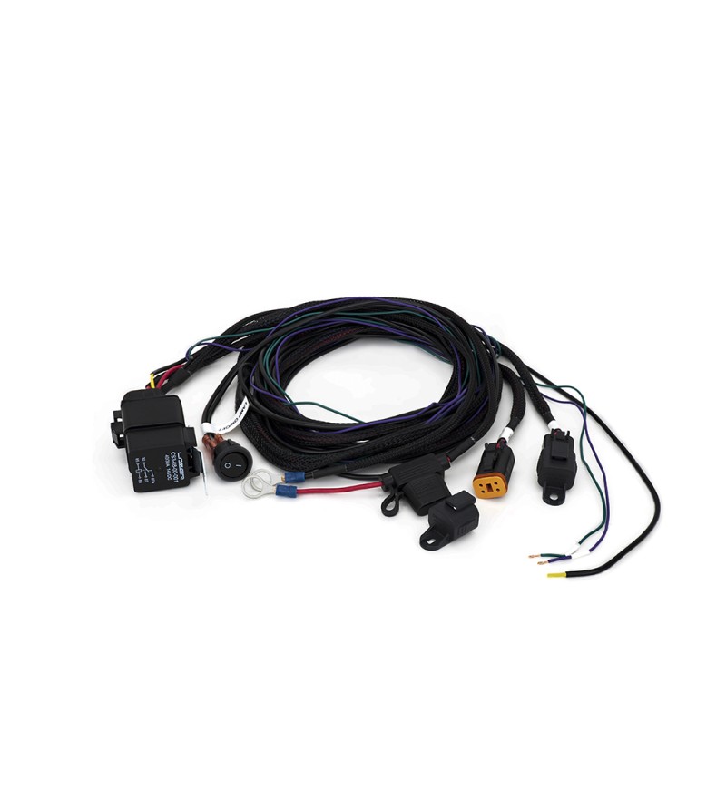 Wiring kit - Lazer - 2 lamps - Incl. switch - 4 pins - Deutsch DT - 12V