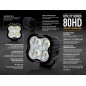 Arbetsbelysning - Lazer - Utility 80 - HD - 4.3" - 10.8cm - Work / Scene Arbetsbelysning - Lazer - Utility 80 - HD - 4.3" - 10.8cm - Work / Scene