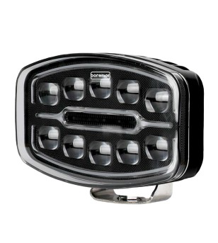 Boreman LED Körlampa med ljusskena - Smoked Krom - 1001-1630