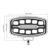 Boreman LED Körlampa med ljusskena - Smoked Krom - 1001-1630