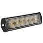 Blixtljus - Ledson - 6 led - 4.4" - 11.3cm - Klar - 26 blixtmönster - Bärnsten - R65 - 12V-24V - Blixtljus - Ledson - 6 led - 4.4" - 11.3cm - Klar - 26 blixtmönster - Bärnsten - R65 - 12V-24V -