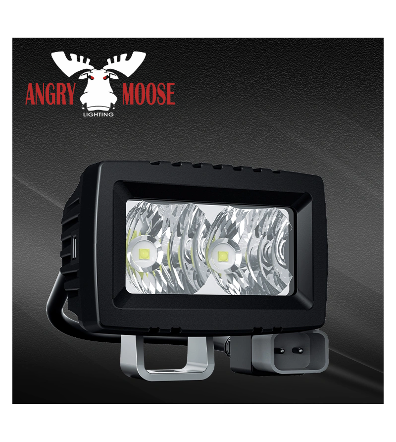 LED Lightbar - Angry Moose - Single 5 - 2 - 2.8" - 7.2cm - Wide LED Lightbar - Angry Moose - Single 5 - 2 - 2.8" - 7.2cm - Wide