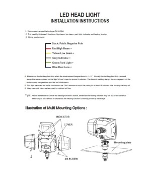 Ledson Plow light LED with Position light, Indicator - 33490415