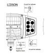 Ledson Pfluglicht LED mit Positionslicht, Blinker - 33490415