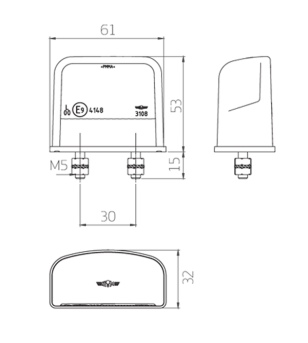 SIM 3108 Signalljus - 1.3108.0105000
