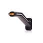 Side marker light - WAS - W269.1.2 Dark - Right - 7.3" - 18.5cm - LED - Indicator - Clear - White/Amber/Red - 12V-24V