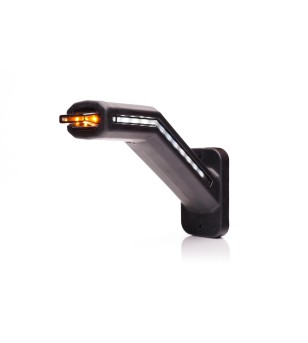 WAS W269.1.1 Breddstolpe Mörk VÄNSTER - fram/sida/bak markering - 2070L