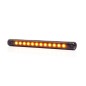 Marker Light - WAS - W276 Black - 9.4" - 23.8cm - Smoke - Amber - 12V-24V Marker Light - WAS - W276 Black - 9.4" - 23.8cm - Smoke - Amber - 12V-24V