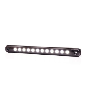 Begrenzungsleuchte - WAS - W276 Schwarz - 24cm - smoke - Weiß - 12V-24V 