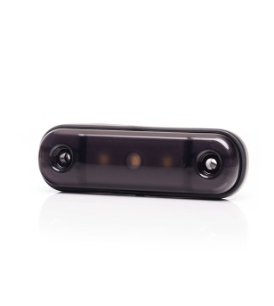 Begrenzungsleuchte - WAS - W275.1 1 - 8cm - smoke - Amber - 12V-24V