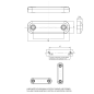Markeringslicht - WAS - W275.1 1 - 3.3" - 8.4cm - Smoke - Amber - 12V-24V Markeringslicht - WAS - W275.1 1 - 3.3" - 8.4cm - Smoke - Amber - 12V-24V
