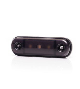 Begrenzungsleuchte - WAS - W275.1 1 - 8cm - smoke - Weiß - 12V-24V 