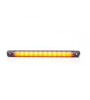 Marker Light - WAS - W274 Black - 24cm - smoke - Amber - 12V-24V