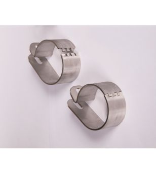 Klem RVS ø 63mm (set van 2 stuks)