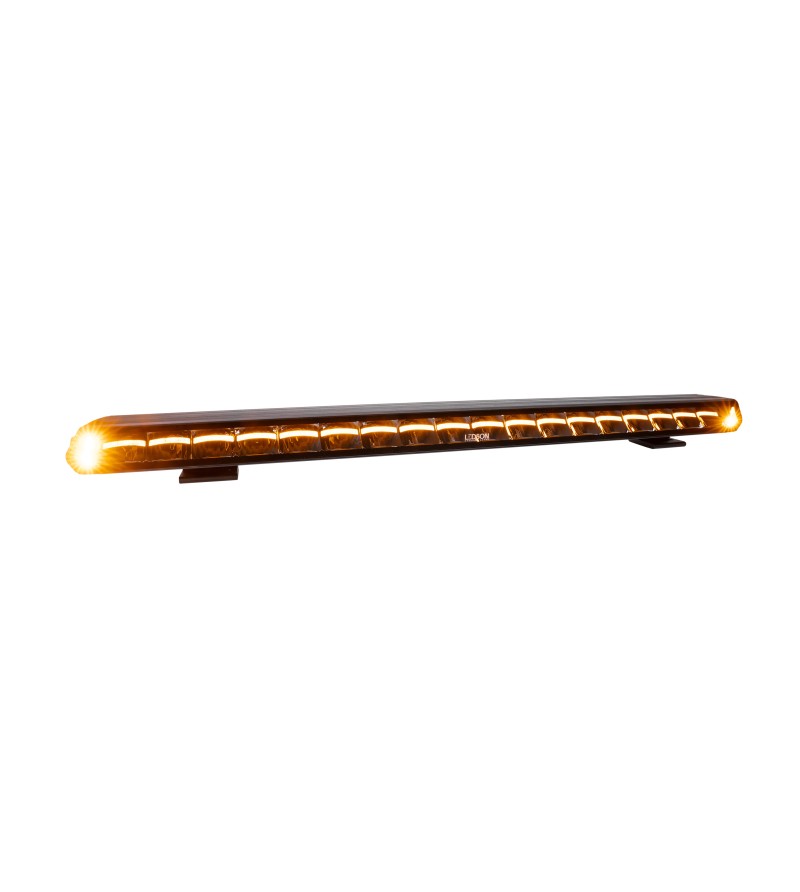 LED bar - Ledson - Epix 30+ - Strobe - 29.1" - 74cm - Powerboost - Positielicht Wit/Amber - 10 flitspatronen - Driving LED bar - Ledson - Epix 30+ - Strobe - 29.1" - 74cm - Powerboost - Positielicht Wit/Amber - 10 flitspatronen - Driving