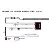 Lazer Kabelset 1 lamp - Extra lang (12V)