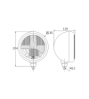SIM 3206 Chrome Dual Beam H4 - 3206-00000