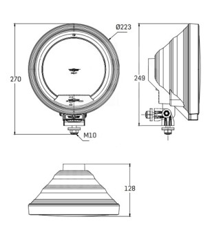 SIM 3228 - Zilver - spot - 3228-00010