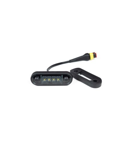 Marker Light - Welu - 3.3" - 8.3cm - Smoke - White