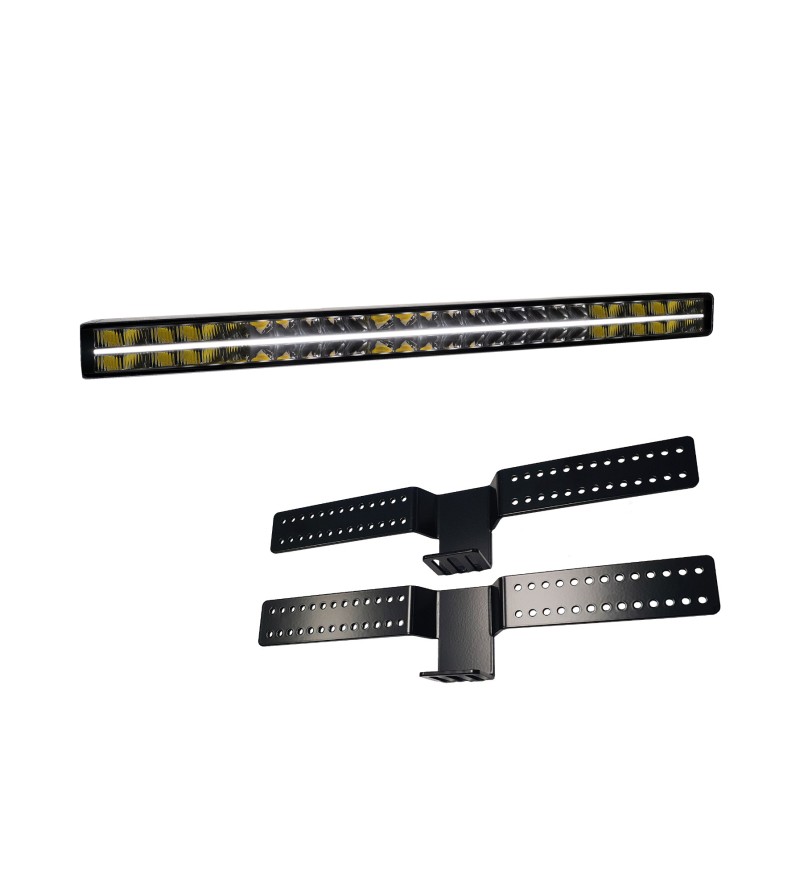 Kühlergrill-Kit - Ledson - Orbix 31+ - Duo - 31.1" - 79cm - Paket - Scania - 2016+ Kühlergrill-Kit - Ledson - Orbix 31+ - Duo - 31.1" - 79cm - Paket - Scania - 2016+