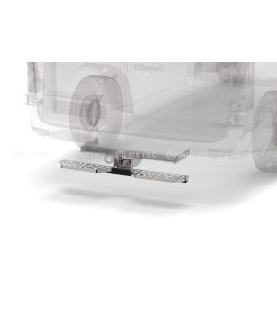 Ford Transit Custom 2024- Running Boards aan trekhaak pcs Groot
