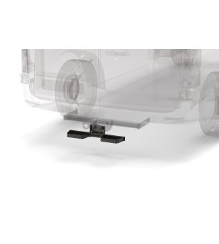 Ford Transit Custom 2024- RUNNING BOARDS to tow bar pcs SMALL